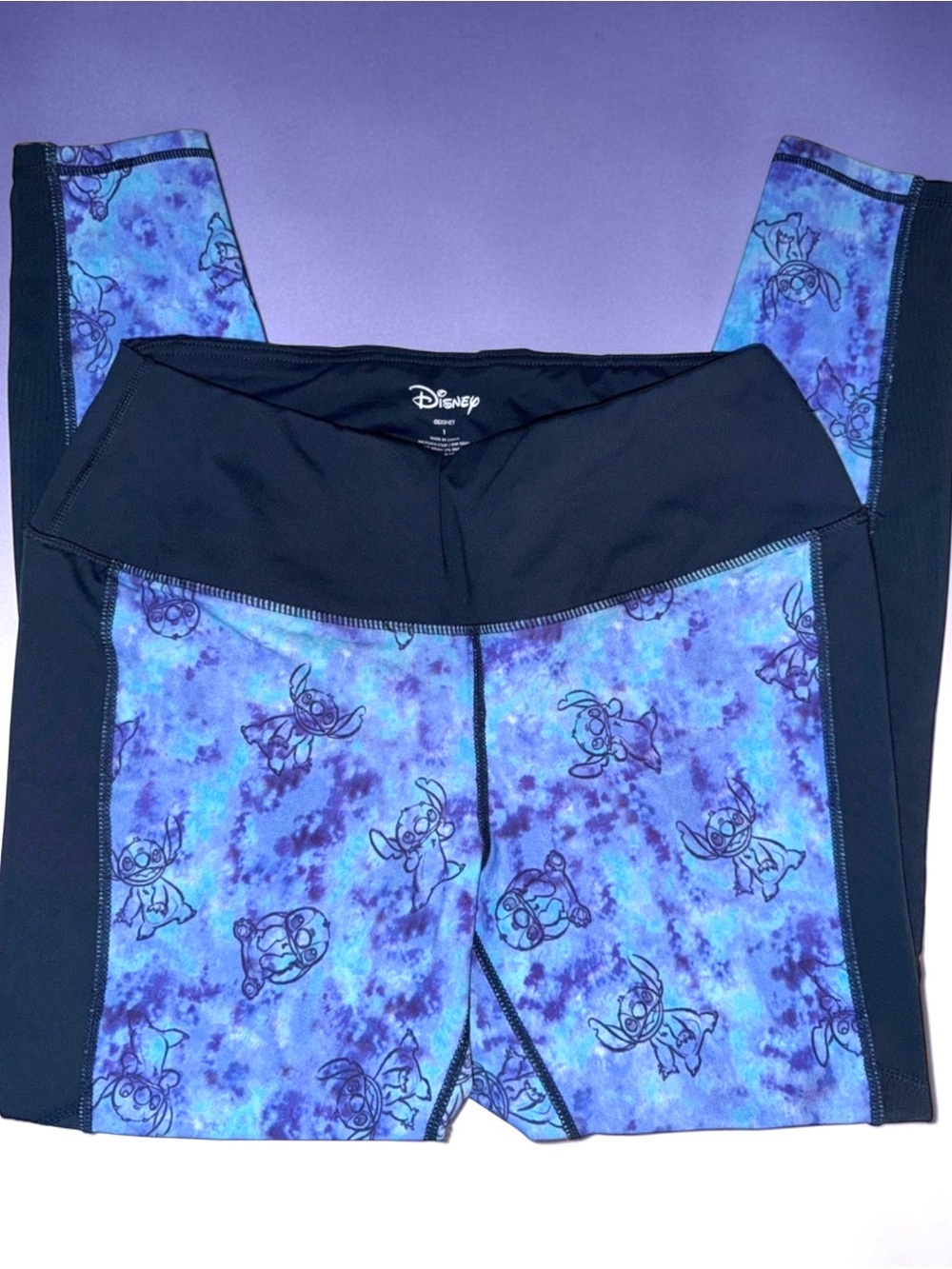 Disney Stitch Blue & Purple Active Pants